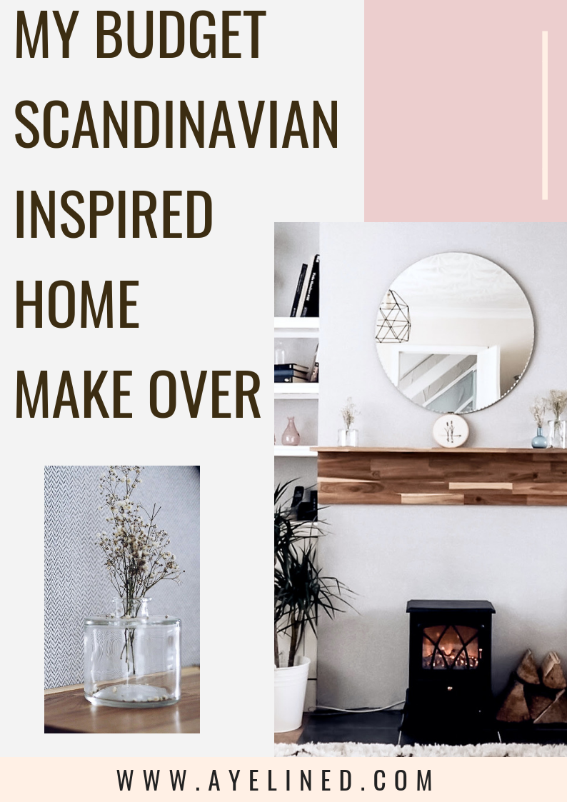 Pinnable image for Scandinavian/minimalist home make over