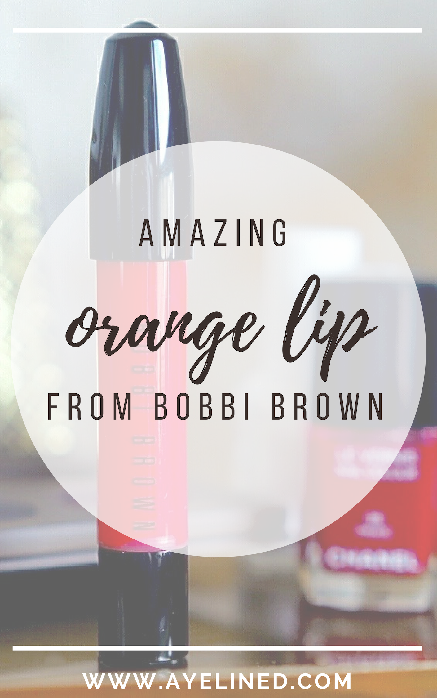 PINNABLE image for bobbi brown hot tangerine liquid art stick
