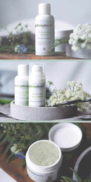 HEMPTOUCH-sustainable, organic skincare for sensitive skin using hemp/cannabis