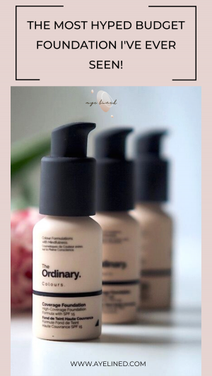 The Ordinary coverage foundation review