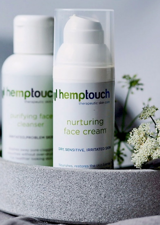 HEMPTOUCH-sustainable, organic skincare for sensitive skin using hemp/cannabis