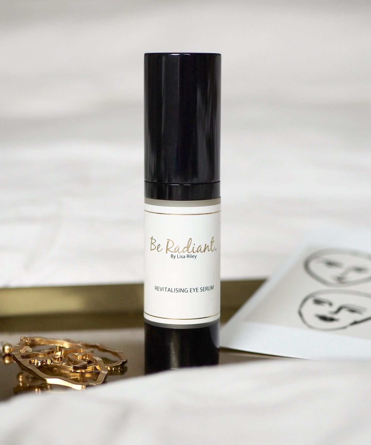 lisa riley be radiant skin care revitalising eye serum-great eye serum for even sensitive eyes, blurs fine eyes and helps under eye discolouration over time.