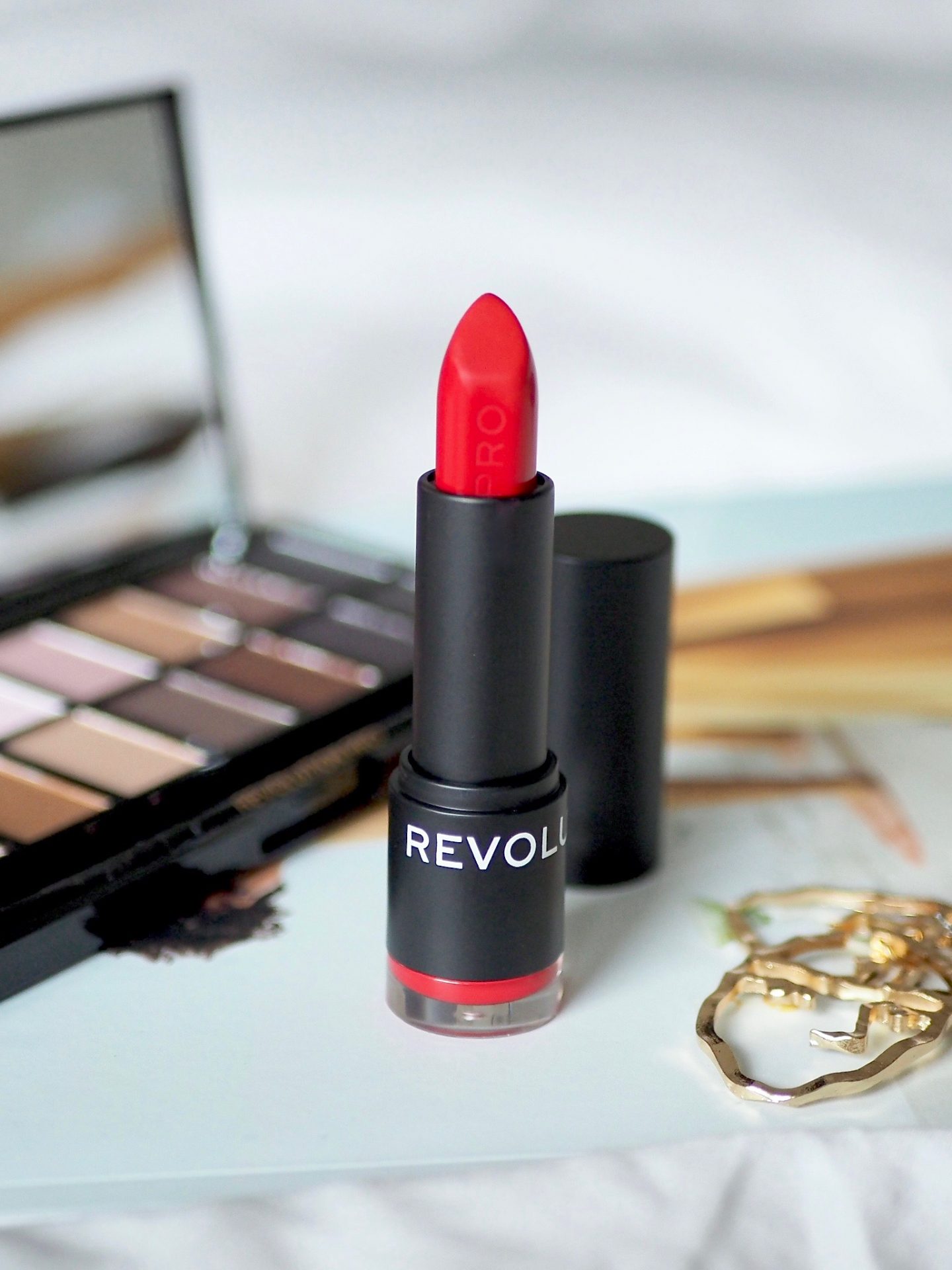revolution pro lipstick, it looks like Nars lipstick but is it a dupe for their high end lipstick? www.ayelined.com