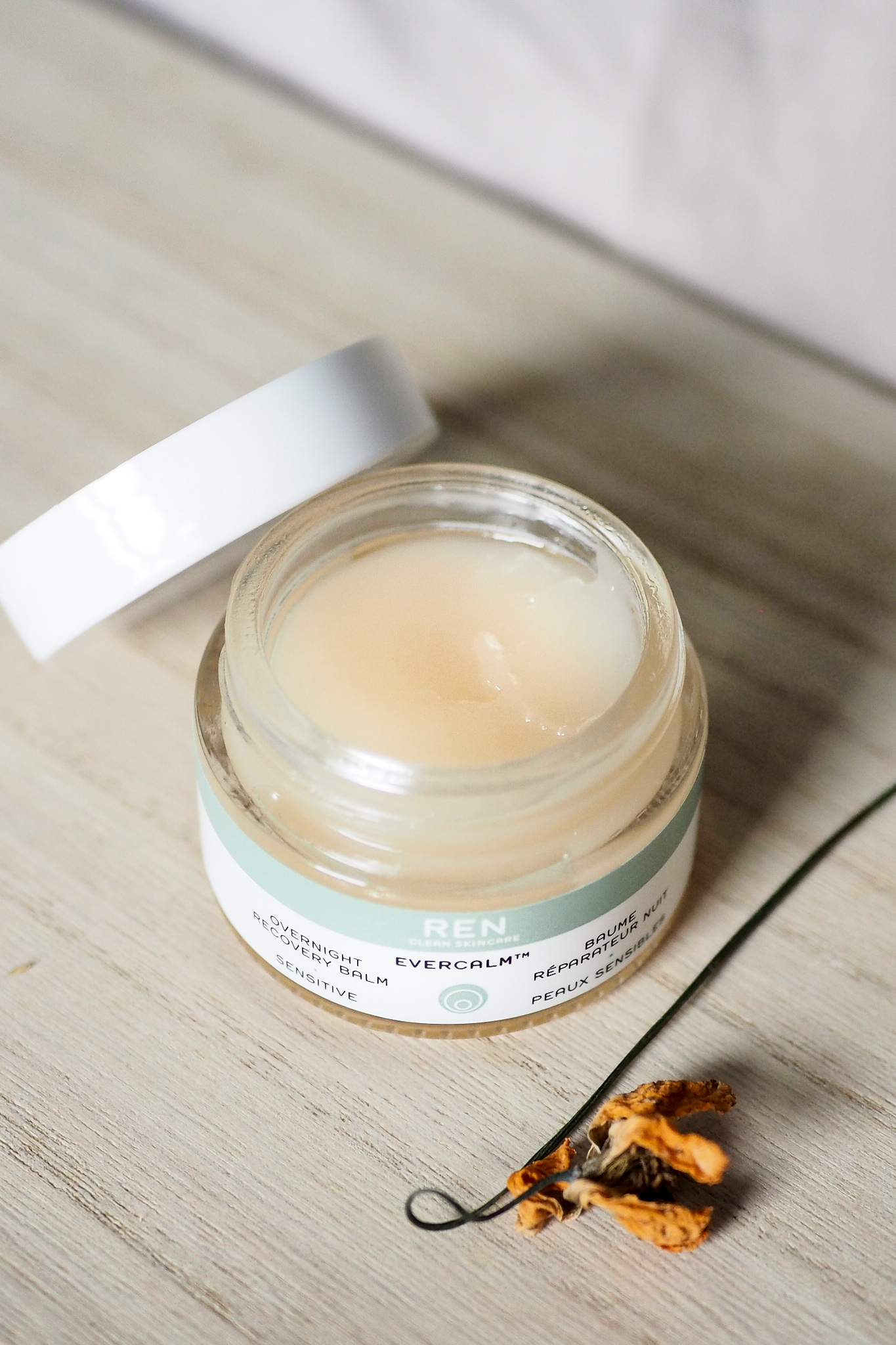 ren evercalm recovery balm is ideal for the transitioning seasons, helping protect from environmental stressors and helping repair and soothe sensitive skin