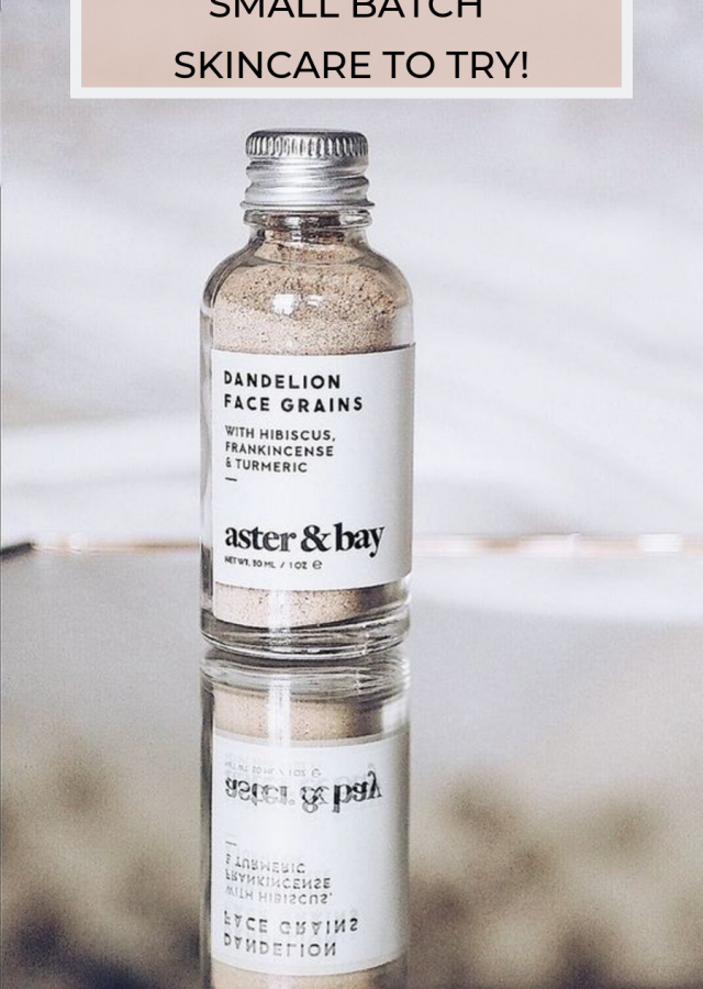 ethical small batch skin care free from nasty chemicals