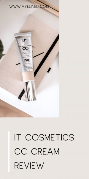 IT Cosmetics CC Cream review