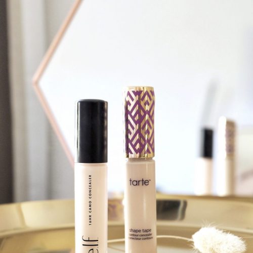 ELF 16hr camo review-Tarte Shape Tape Concealer dupe?