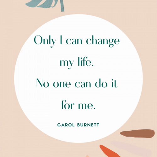 inspirational quote for change and growth