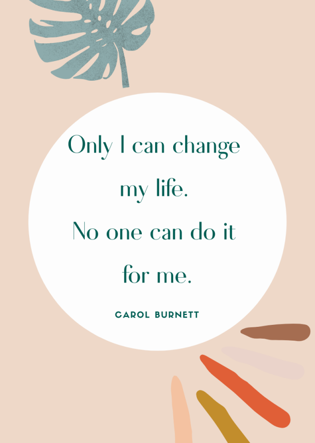 inspirational quote for change and growth